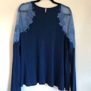 Free People Daniella Lace Top